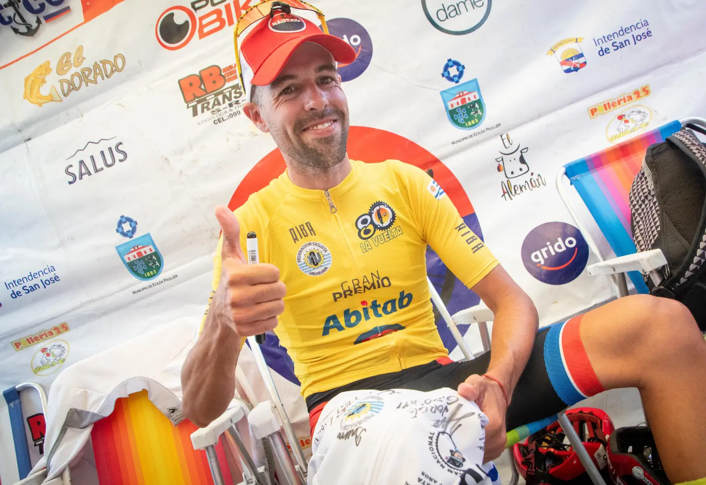Anderson Maldonado, ganador de la Vuelta Ciclista del Uruguay 2025.